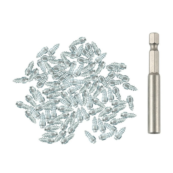 BELOWSYALER Tire Spikes Tire Studs Carbides Spikes for Truck Tires Snow Studs for Tires Snowmobile Studs with Installation Tool