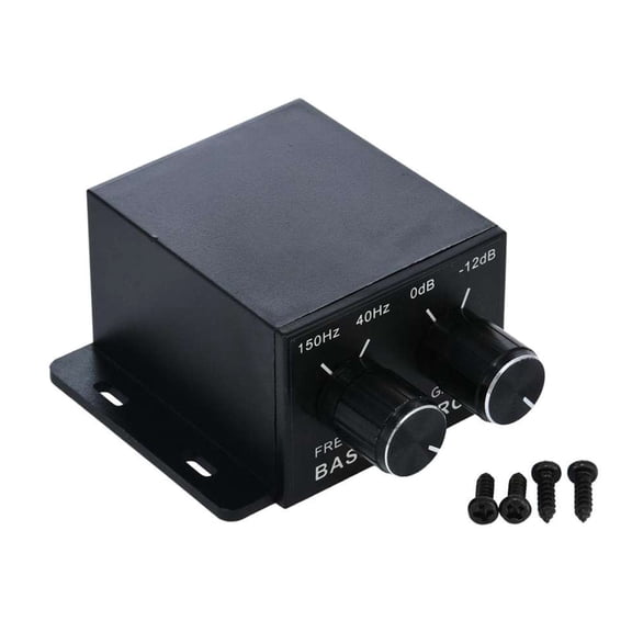 BELOWSYALER Universally Bass Knob Control Car Bass Controller Volumes Regulator Knob Amplifier Stereo Controller