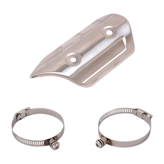 BELOWSYALER Universally Motorcycle Exhaust Pipe Metal Styles Heat Shield Muffler Protectors Guard Accessory