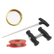 BELOWSYALER Windshield Cut Out Wire Car Windshield Repair Removal with Handle Car Window Cutting Wire Disassemble Tool
