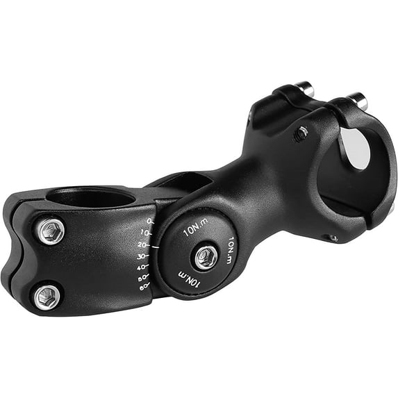 BELSIZE Bike Stem Extender, 0-60 Degree Adjustable Bike Stem, for 1’’(25.4mm) Handlebar, Fits Most Bicycle, Road Bike, MTB, BMX