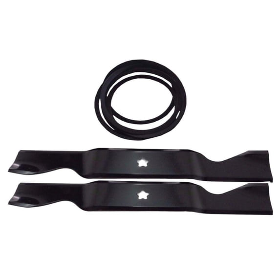 BELT & BLADES KIT 46" FITS HUSQVARNA YTH21K46 532405143, 532 40 53-80, 584453101