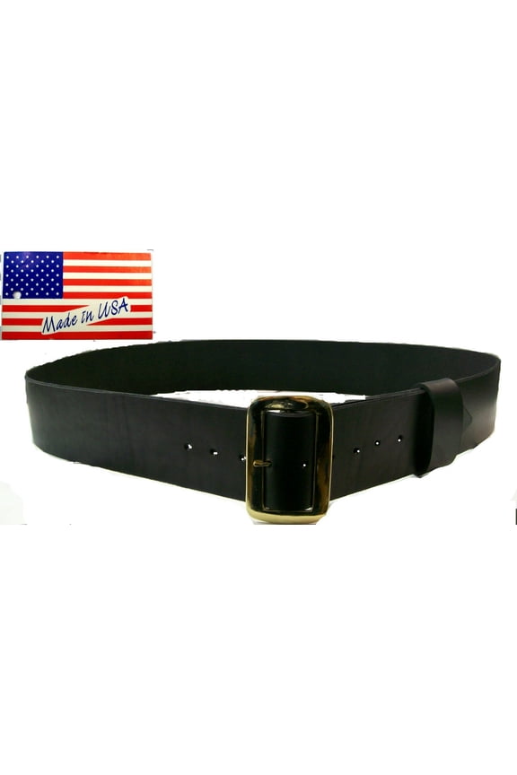 BELT LEATHER 100% COWHIDE SANTA CLAUS / PIRATE BELT