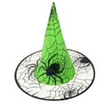 thumbnail image 1 of BELTNOV Halloween Witches Hat Spider web Witch/Wizard Hats Unisex Party Accessory Green, 1 of 5