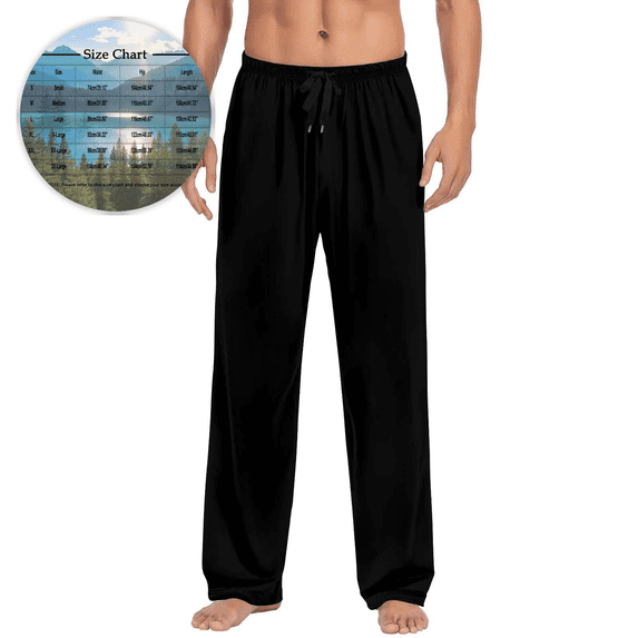 BELTNOV Men's Lightweight Pajama Pants Soft Lounge Trousers Adjustable Drawstring Elastic Waist Straight Sleepwear with Pockets Purple