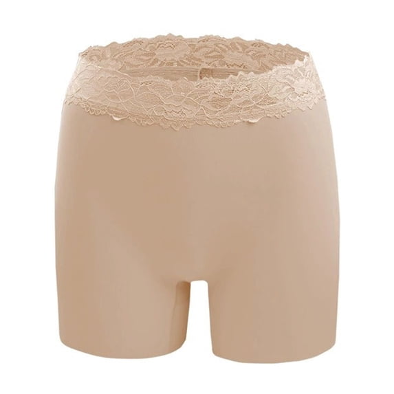 BELTNOV Women Lace High Waist Underwear Tummy Control Hip Lifting Slim Body Shaper Shaping Panties Beige
