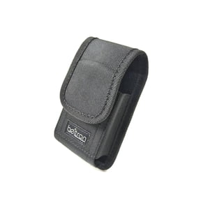 BELTRON Case for Kyocera Flip Phone, DuraXE Epic E4830, DuraXV Extreme E4810 E4811, DuraXE E4710, Sonim Flip Features: Heavy Duty Belt Loop, Metal Belt Clip & Dual Magnet Closure Black Nylon