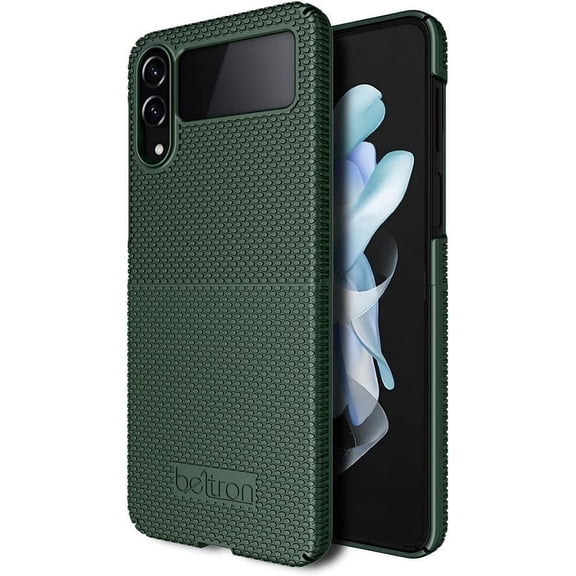 BELTRON Case for Galaxy Z Flip 4 5G, Slim Tough Protective Hard Shell Grip Cover Designed for Samsung Galaxy Z Flip4 5G SM-F721 2022 - Green