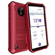 BELTRON Case for Omnipod 5, Slim Protective Grip Case with Reinforced Technology Designed to Protect Omnipod 5 Receiver Secure Fit Red