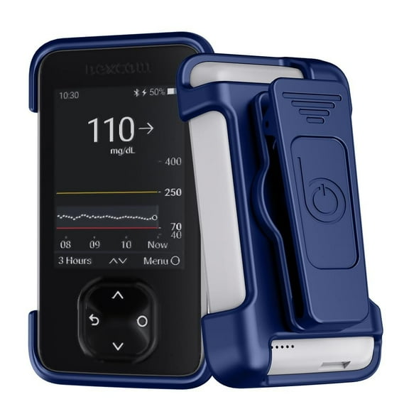 BELTRON Dexcom G7 Receiver Rotating Belt Clip Strong & Durable Rotating Clip Case Designed to Protect Dexcom G7 Receiver/Display Device - Blue