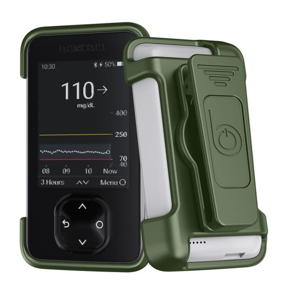 BELTRON Dexcom G7 Receiver Rotating Belt Clip Strong & Durable Rotating Clip Case Designed to Protect Dexcom G7 Receiver/Display Device - Green