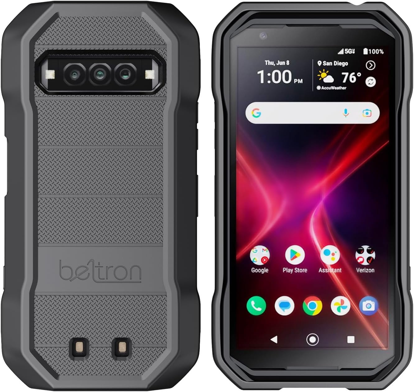 BELTRON DuraForce Pro 3 Heavy Duty Case, Industrial Strength Armor Case ...
