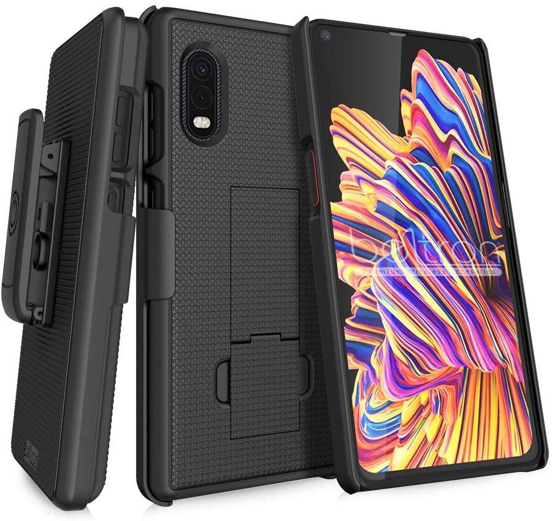 BELTRON Galaxy XCover Pro Case with Clip, Heavy Duty Case with Swivel