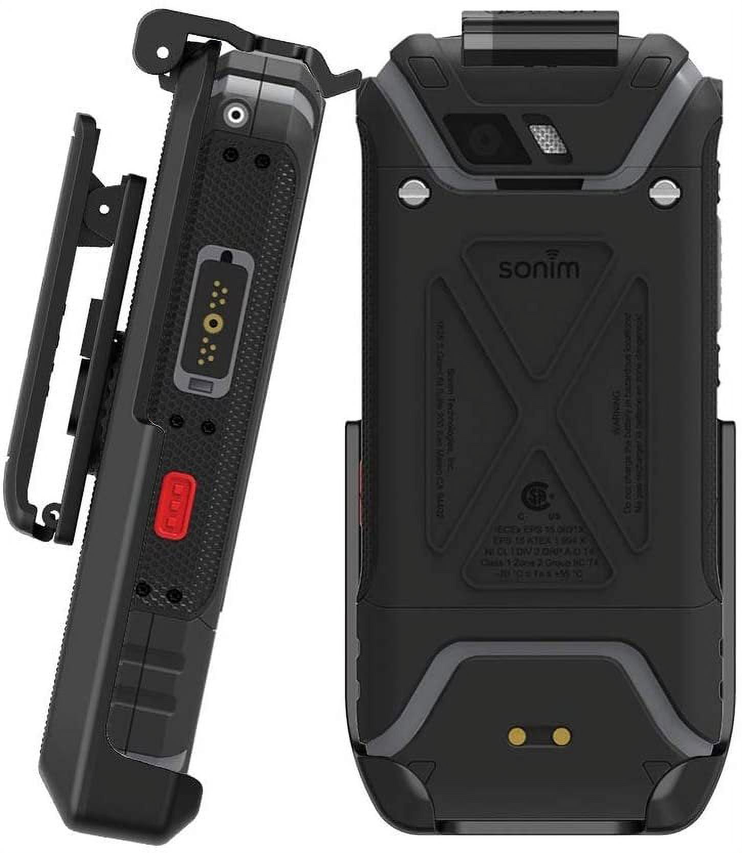 BELTRON Sonim XP5S Belt Clip, Heavy Duty Rotating Belt Clip Holster for Sonim XP5S XP5800 AT&T FirstNet Sprint Secure Fit & Quick Release Latch NOT for XP5 - Supports 2.25" Wide Duty Belt