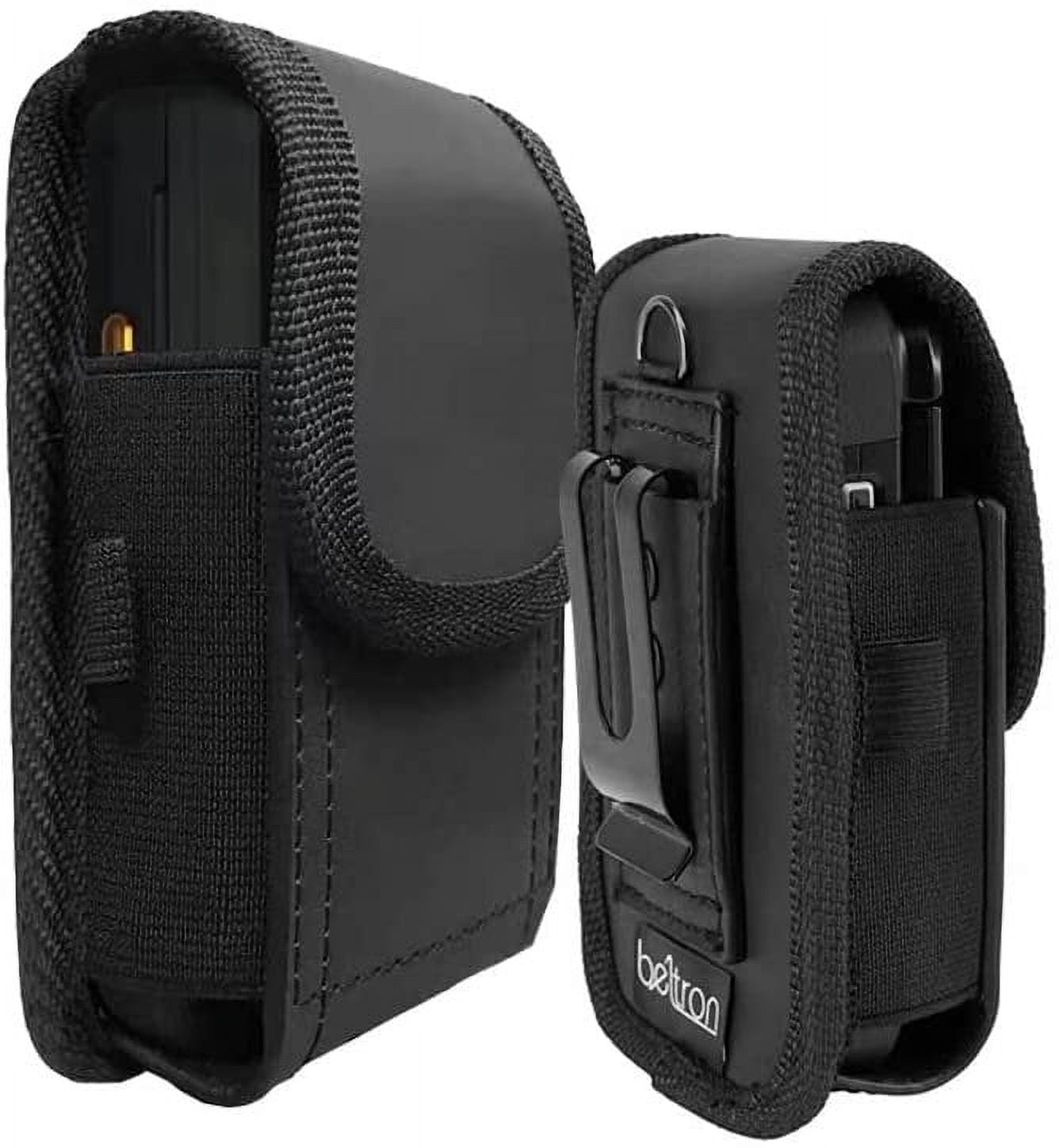 BELTRON Vertical Leather Case for CAT S22 Flip Phone / Sonim XP3 Plus XP3900 Flip Phone