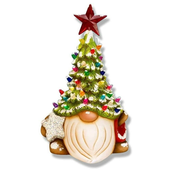 BELUPAI Ceramic Christmas Tree Ceramic Keepsake Christmas Decoration For Outdoor & Indoor