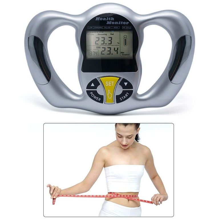 Wireless Portable Digital LCD Screen Handheld BMI Tester Body Fat Monitors  Health Care Analyzer Fat Meter Detection;Digital LCD Screen Handheld BMI  Tester Body Fat Meter Health Care Analyzer 