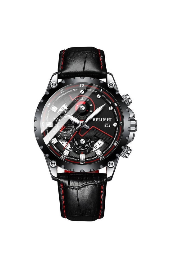 New Personalized Automatic Hollow Luminous Waterproof Steel Strap Watch Men's Quartz Watch