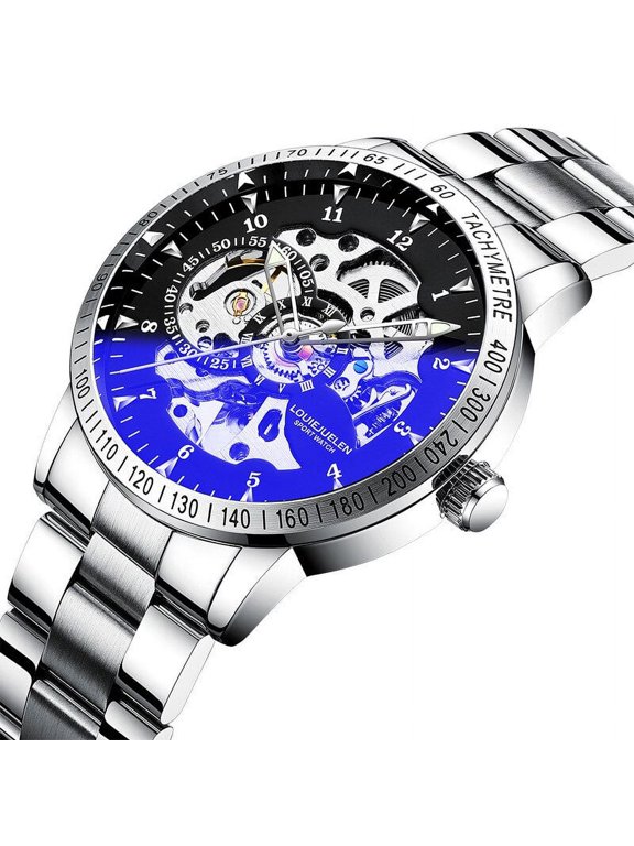 Popular Student Trendy Multi-Function Waterproof Watch Men's Hollow Automatic Mechanical Watch