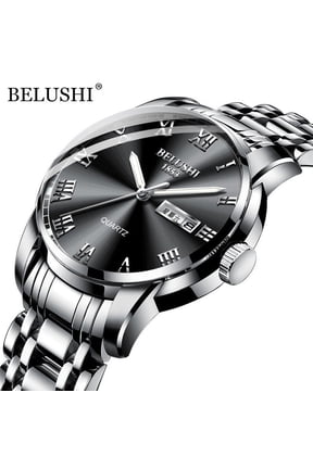 Top Brand Watch Men Stainless Steel Business Date Clock Waterproof Luminous Watches Mens Luxury Sport Quartz Wrist Watch
