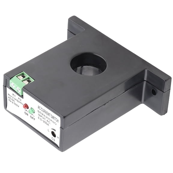 BEMA Adjustable AC Current Sensing Switch 0.5-200A Self-Powered Normally Open Flameproof Switch for Automatic Industrial Control Equipment (3.94 inches / 10 cm)