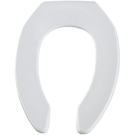 BEMIS 1955CT-000 Toilet Seat, Without Cover, Plastic, Elongated, White