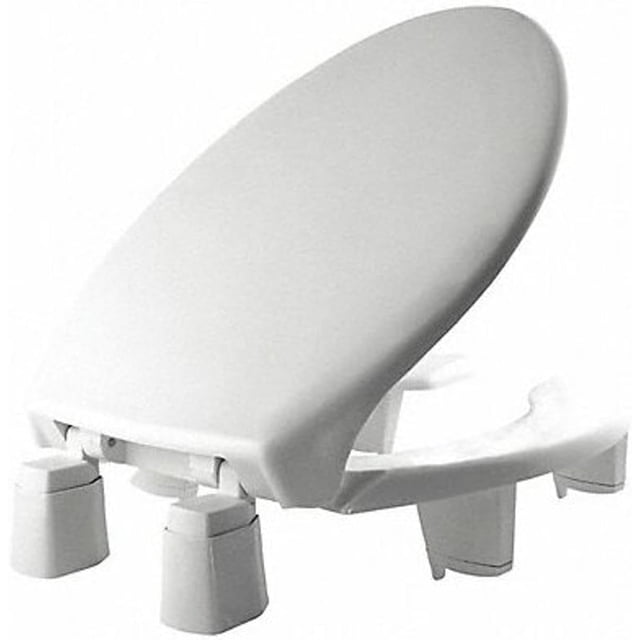 BEMIS 3L2150T 000 MedicAid 3" Lift Raised Open Front Plastic Toilet