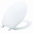 thumbnail image 1 of BEMIS GR70 000 Toilet Seat, With Cover, Plastic, Round, White, 1 of 5