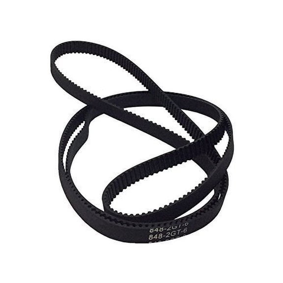 BEMONOC Pack of 2pcs 2GT Driver Belt 848-2GT-6 Timing Belt in Closed Loop Rubber L=848mm W=6mm 424 Teeth