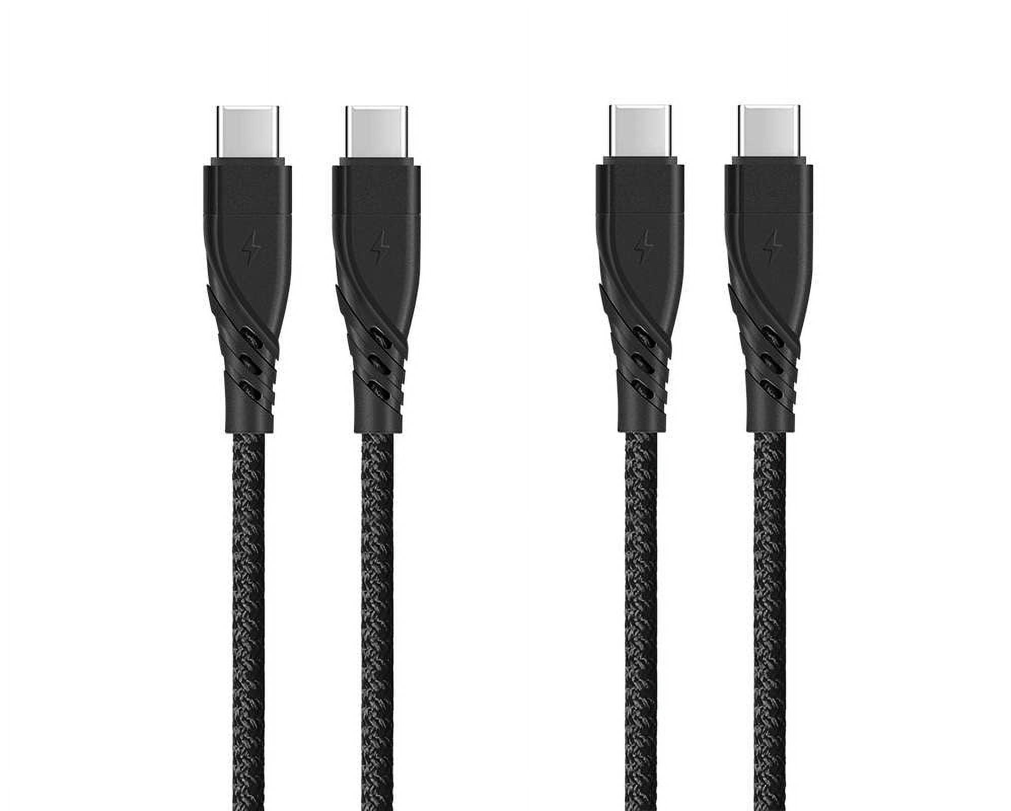 BEMZ (2Pack) 60W USBC to USBC (TypeC) Ultra Fast Charging PD (Power Delivery) Transfer Data