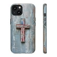 thumbnail image 1 of BEMZ Shock Armor Case for Samsung Galaxy Series - American USA Flag Cross, 1 of 1