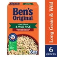 BEN'S ORIGINAL Flavored Long Grain Rice & Wild Rice, Boxed Rice, 6 OZ