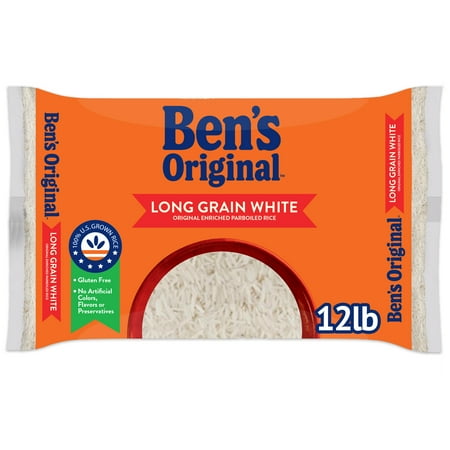 BEN'S ORIGINAL Original Long Grain White Rice, 12 lb