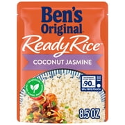 BEN'S ORIGINAL Ready Rice Coconut Jasmine Flavored Rice, Easy Dinner Side, 8.5 Ounce Pouch