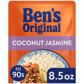 BEN'S ORIGINAL Ready Rice Coconut Jasmine Flavored Rice, Easy Dinner Side, 8.5 Ounce Pouch