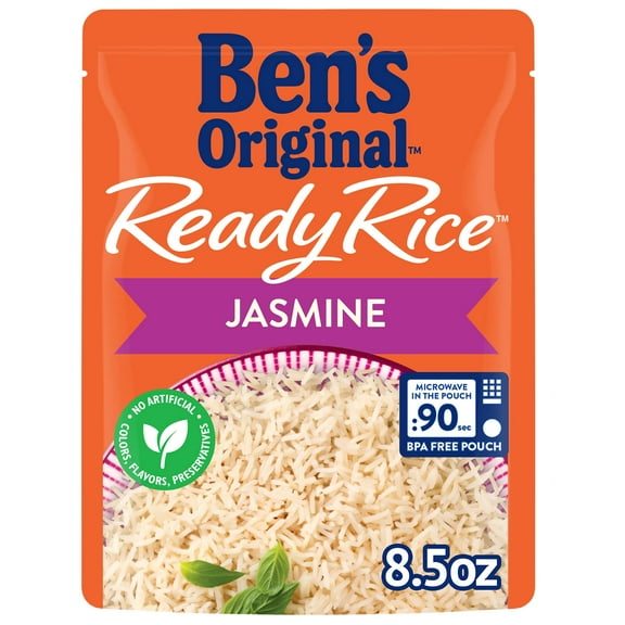 Ben's Original Ready Rice Jasmine 8.5 oz (Pack of 32)