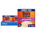 thumbnail image 1 of (6 pack) Ben's Original Ready Rice Jasmine Family Size Rice, Easy Dinner Side, 17.3 oz Pouch, 1 of 10