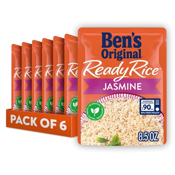 BEN'S ORIGINAL Ready Rice Jasmine Rice, Easy Dinner Side