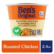 BEN'S ORIGINAL™ Roasted Chicken Flavored Rice Single Serve Cup, Snack or Side, Microwave in 3.5 Minutes, 2.4 oz