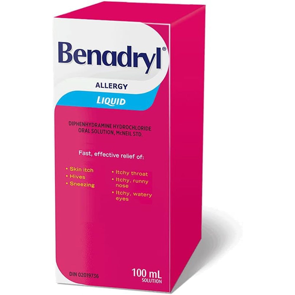 BENADRYL Allergy Liquid Elixir 100mL [Healthcare]