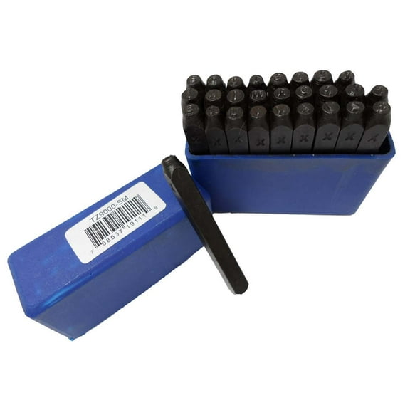 BENCH WIZARD 27-Piece Lower Case Letter Punch Set | Precision Impressions | 1/8" (3 mm) Punch Sizes