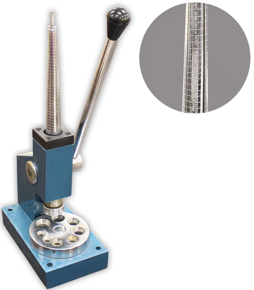 TOOLUSA BENCH WIZARD 4 Spline Ring Expander & Reducer | 16.5" Tall | Built in Holes For Mounting | Great For Stretching & Reducing Rings