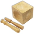 thumbnail image 1 of BENCH WIZARD Wooden Dapping Block & Punches Set | Precision Shaping & Forming | Non-Marring Surface, 1 of 2