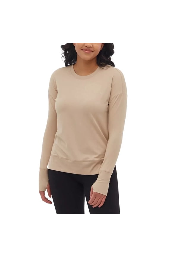 Women's Urbanwear Crewneck Shirt Stretch Pullover, Size S