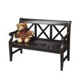 thumbnail image 1 of Midnight Rose - Black - Rectangular - Poplar solids, MDF, cherry veneer - BUTLER GERRIT MIDNIGHT ROSE BENCH, 1 of 2