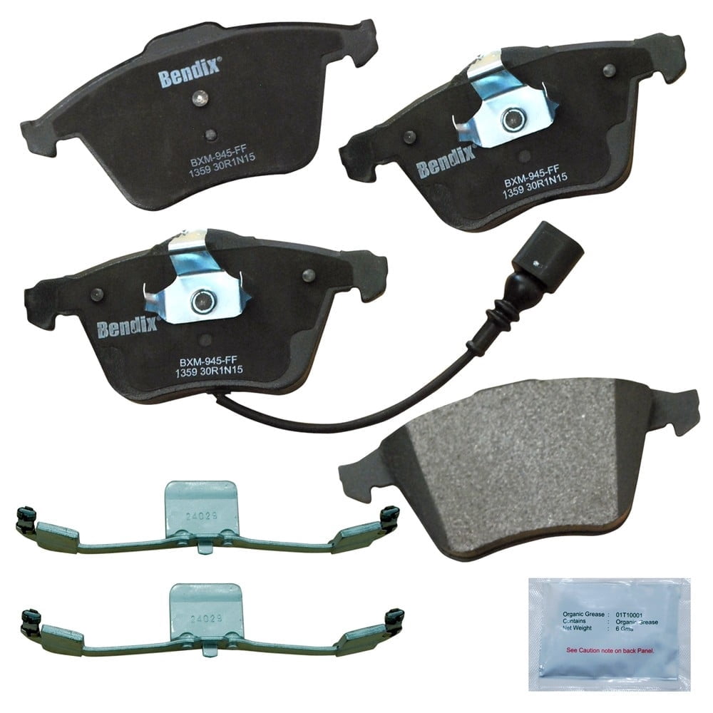 BENDIX CFM1359 Bendix Premium Copper Free Semi-Metallic BPR Disc Brake Pad Fits select: 2008 ,2013 AUDI TT