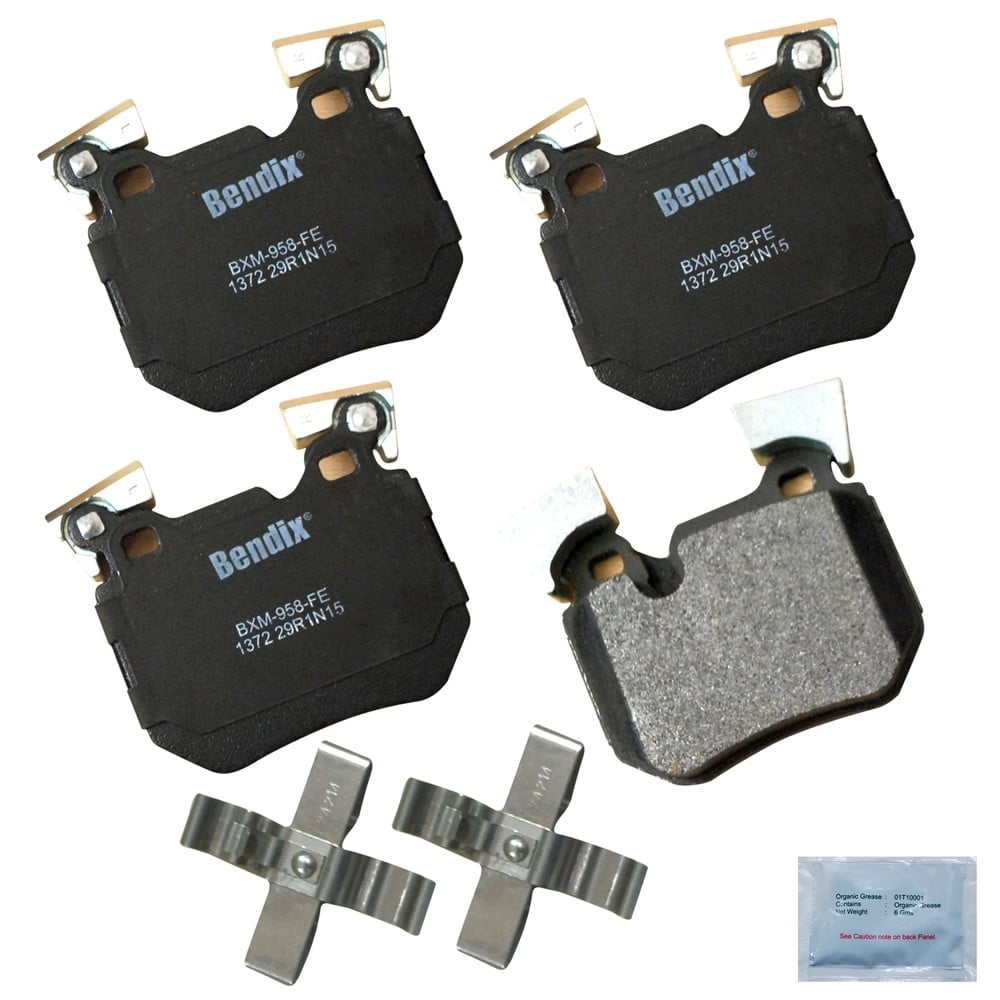 BENDIX CFM1372 Bendix Premium Copper Free Semi-Metallic BPR Disc Brake Pad Fits select: 2008-2013 BMW 135