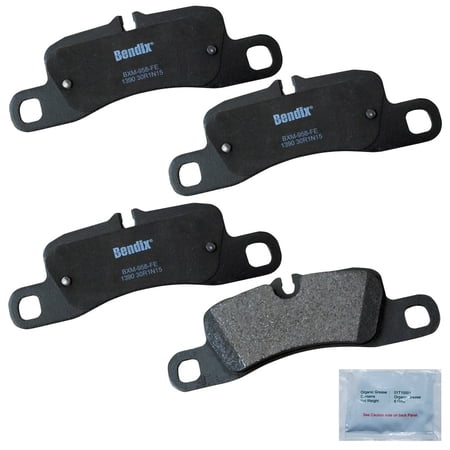 BENDIX CFM1390 Bendix Premium Copper Free Semi-Metallic BPR Disc Brake Pad Fits select: 2011 ,2015 PORSCHE CAYENNE