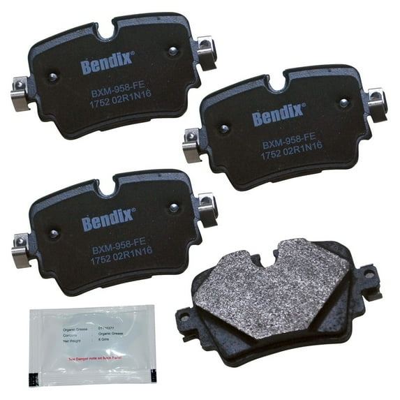 BENDIX CFM1752 Bendix Premium Copper Free Semi-Metallic BPR Disc Brake Pad Fits select: 2014-2017,2019-2020 JAGUAR F-TYPE