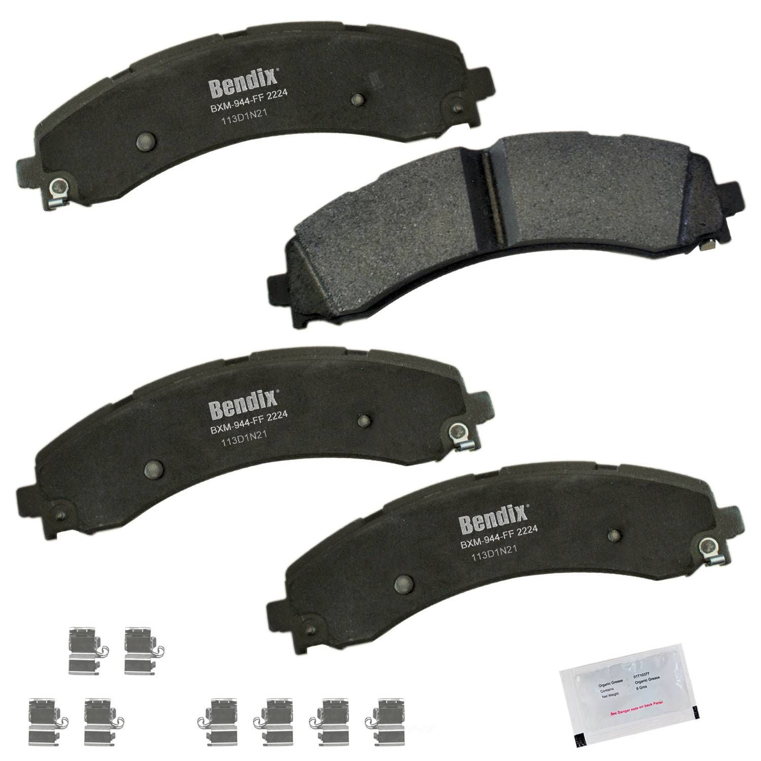 BENDIX PREMIUM CFM2224 Bendix Priority One Semi-Metallic BPR